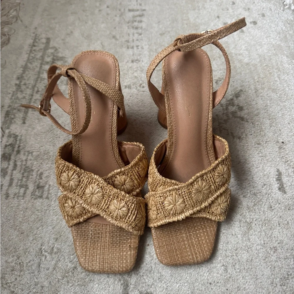 Lulus Raffia strappy Sandals - Picture 4 of 6